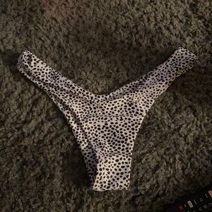 Zaful leopard print bikini bottoms